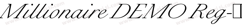 Millionaire DEMO Reg字体转换